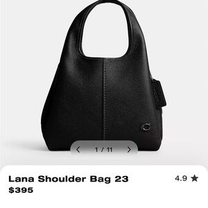 Black Shoulder Bag with Sleek Design